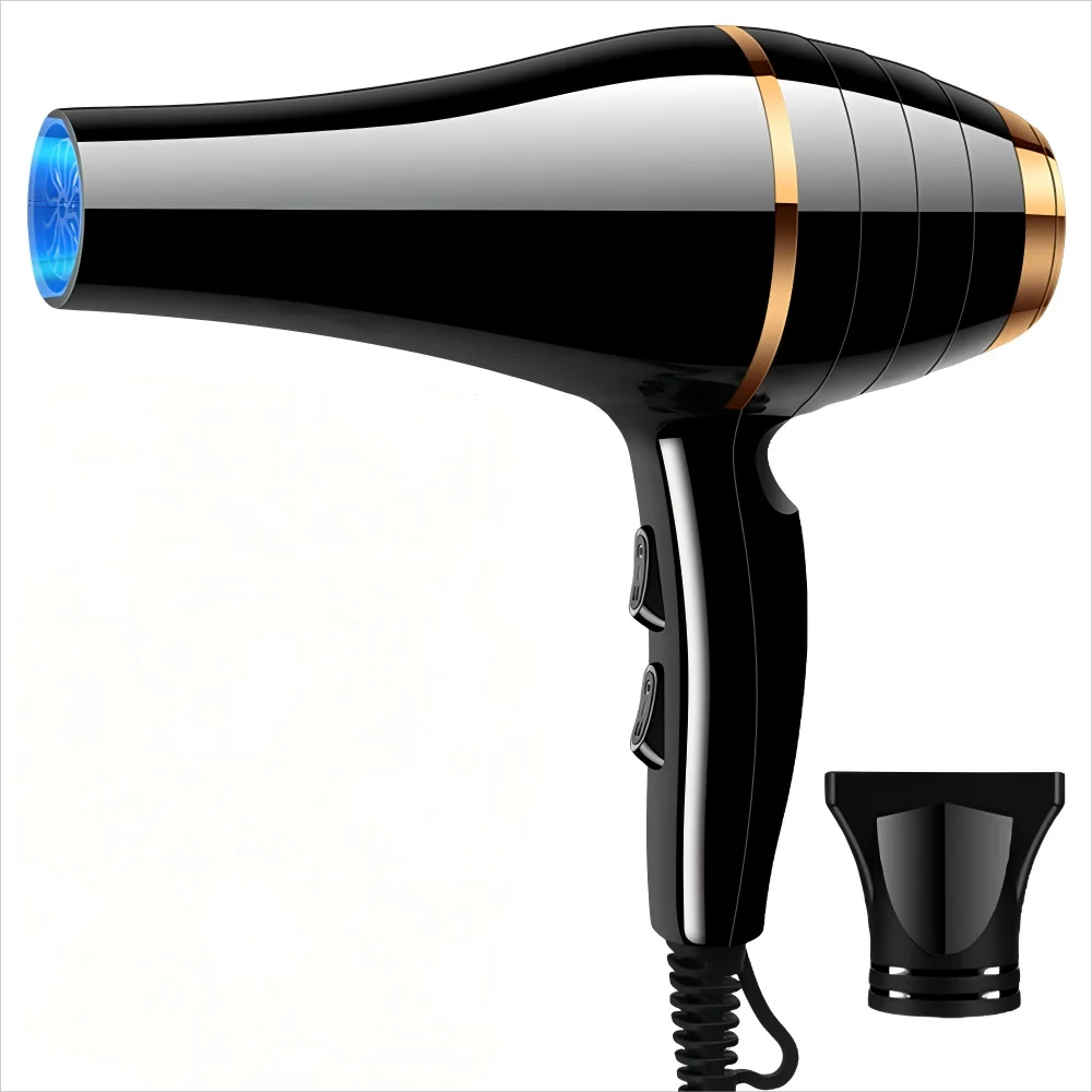 Powerful Hair Dryer Professional High-speed Fast Dry Hairdryer Negative Ions Hot and Cold Air Blow Styling Tool for Smooth Hair
