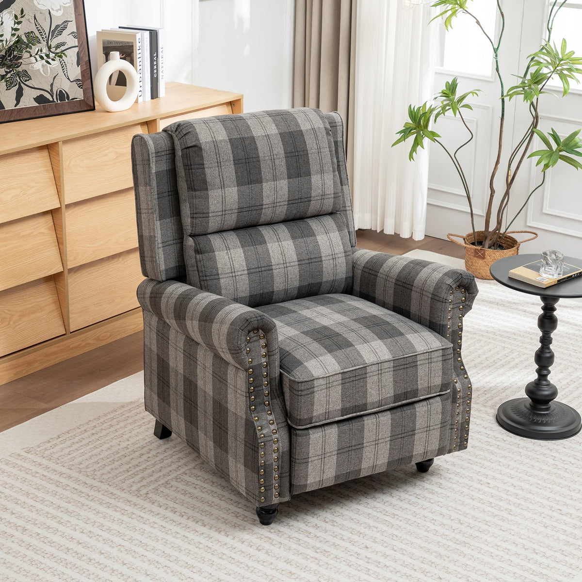 【Breeins】Modern Linen Upholstered Sofa Single Sofa Chair Livingroom Home Decoration