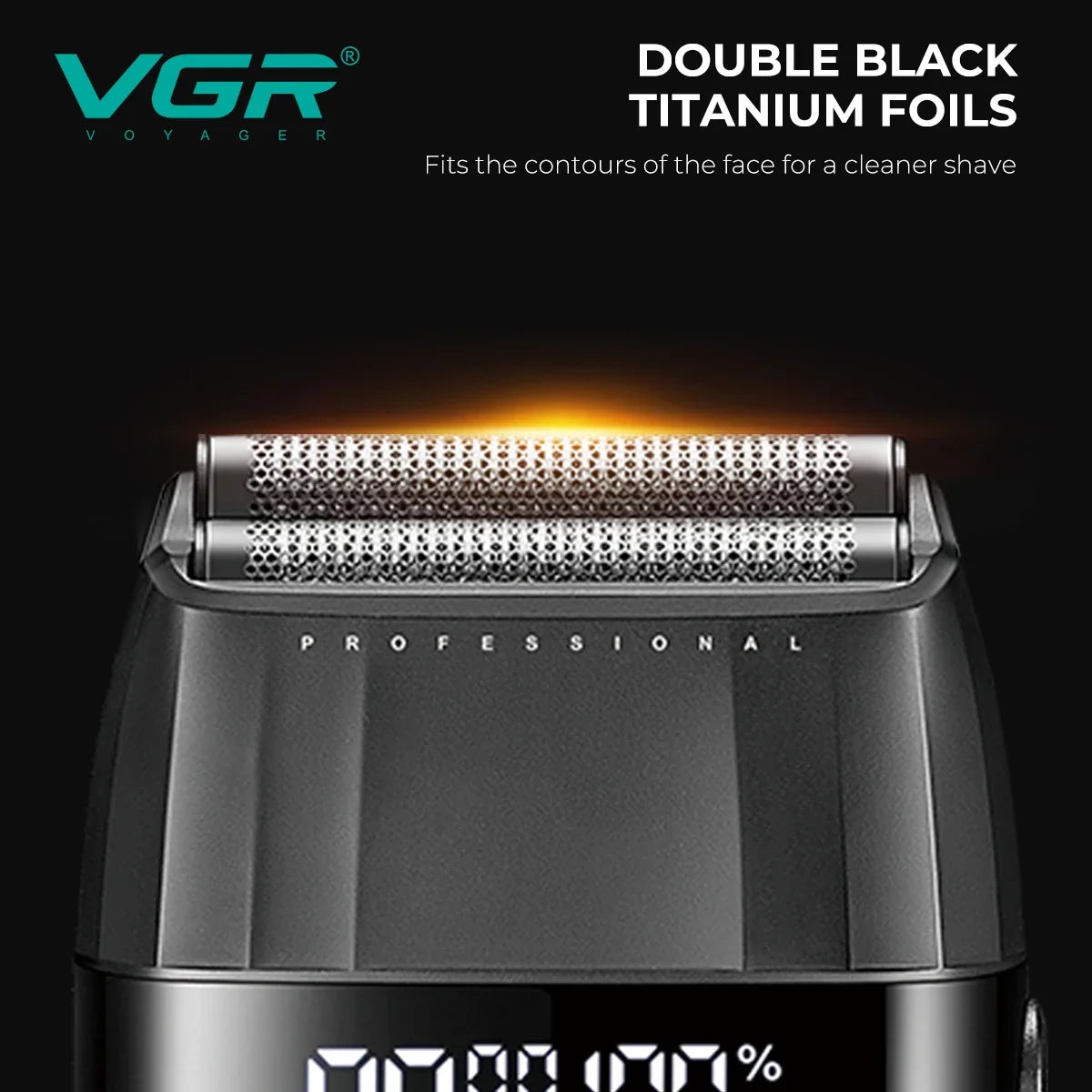 VGR Hair Trimmer Professional Hair Clippers Adjustable Hair Cutting Machine 9000 RPM Cordless Clippers and Trimmers Set V-640 S3