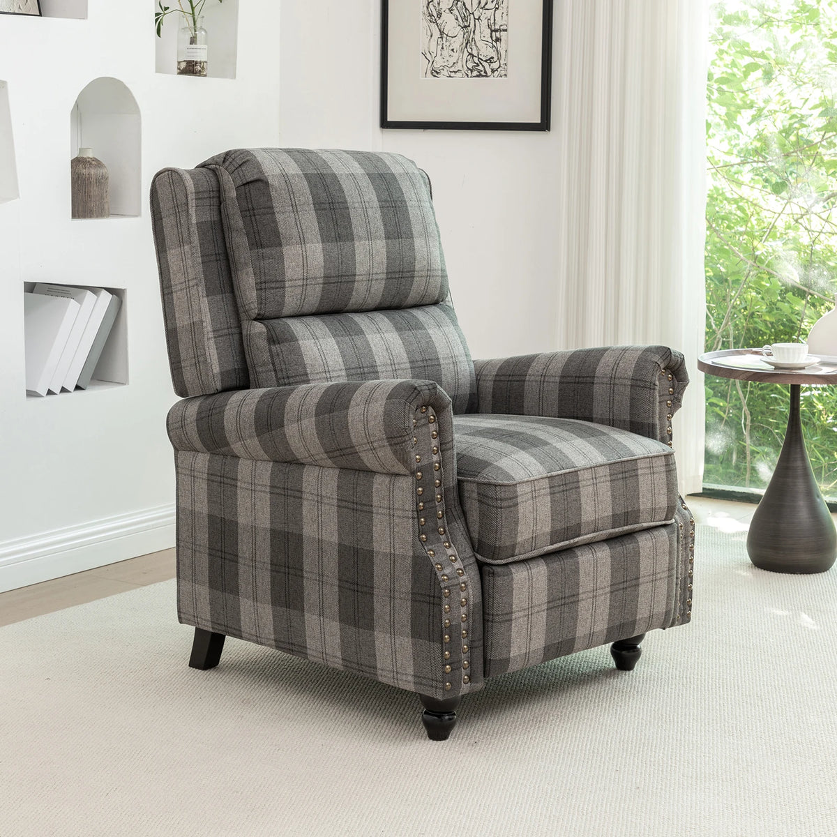 【Breeins】Modern Linen Upholstered Sofa Single Sofa Chair Livingroom Home Decoration