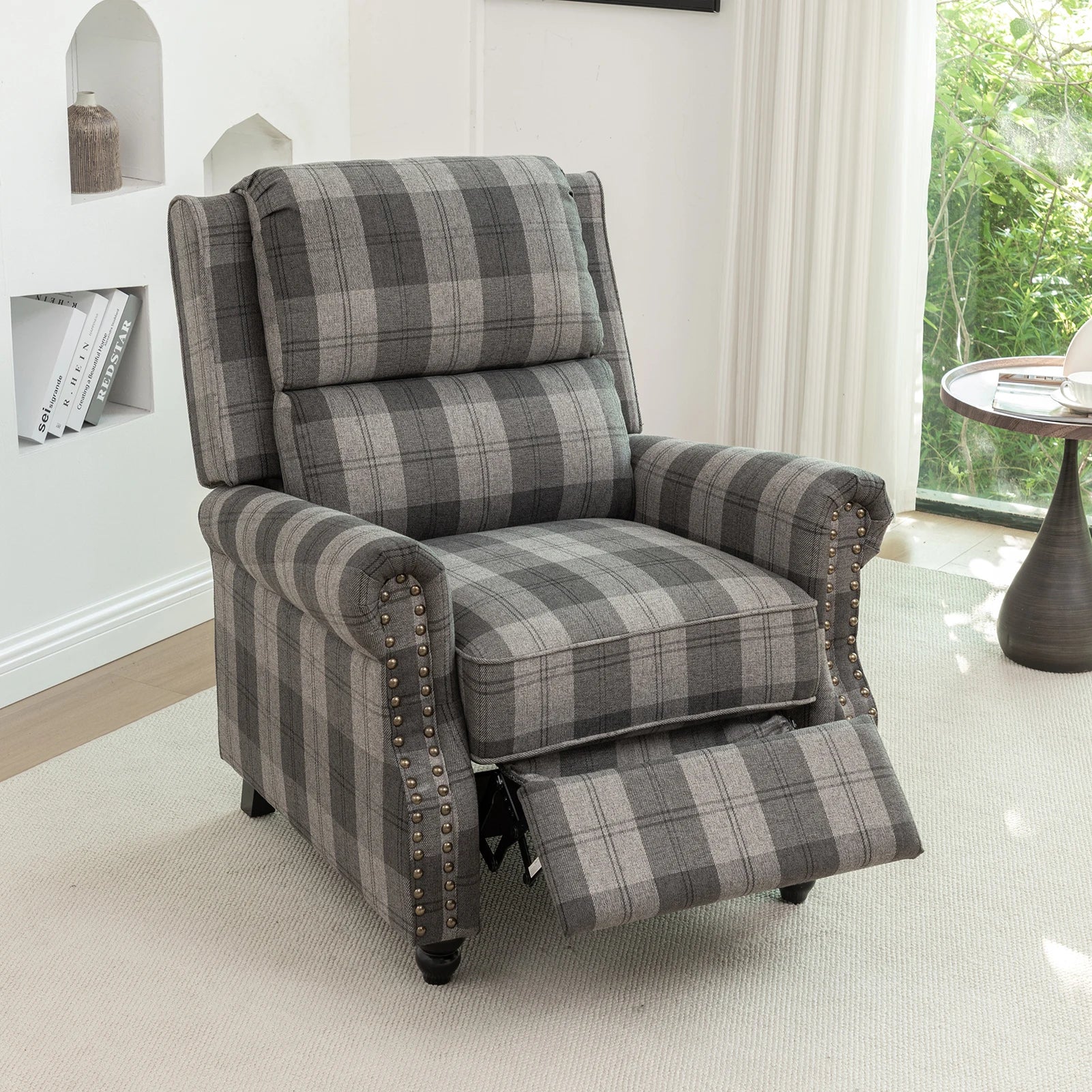 【Breeins】Modern Linen Upholstered Sofa Single Sofa Chair Livingroom Home Decoration