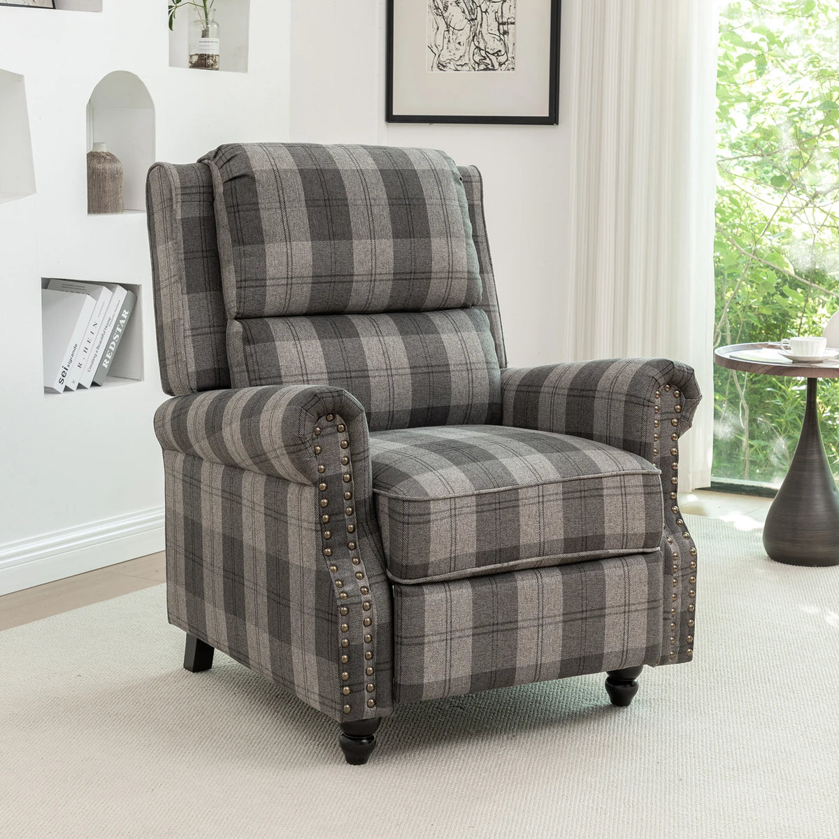 【Breeins】Modern Linen Upholstered Sofa Single Sofa Chair Livingroom Home Decoration