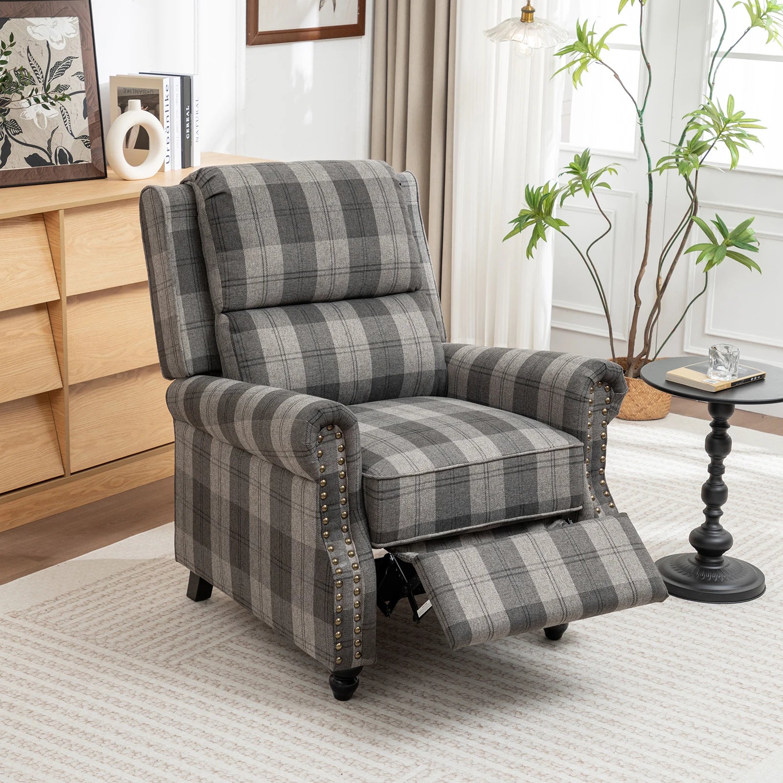 【Breeins】Modern Linen Upholstered Sofa Single Sofa Chair Livingroom Home Decoration