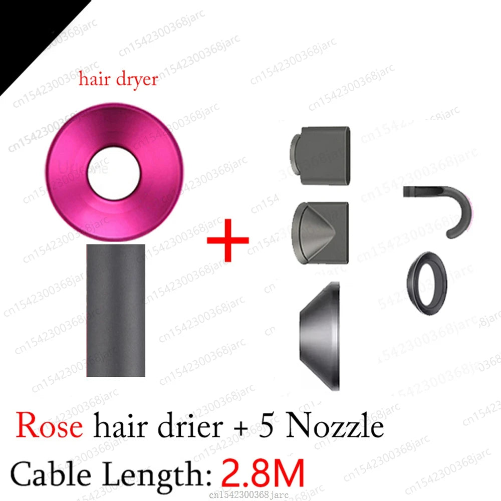 SenCiciMen Professinal Hair Dryer Negative Ion Blow Dryer Quick Dry Leafless Hairdryer Salon Home Constant Temperature Hair Care