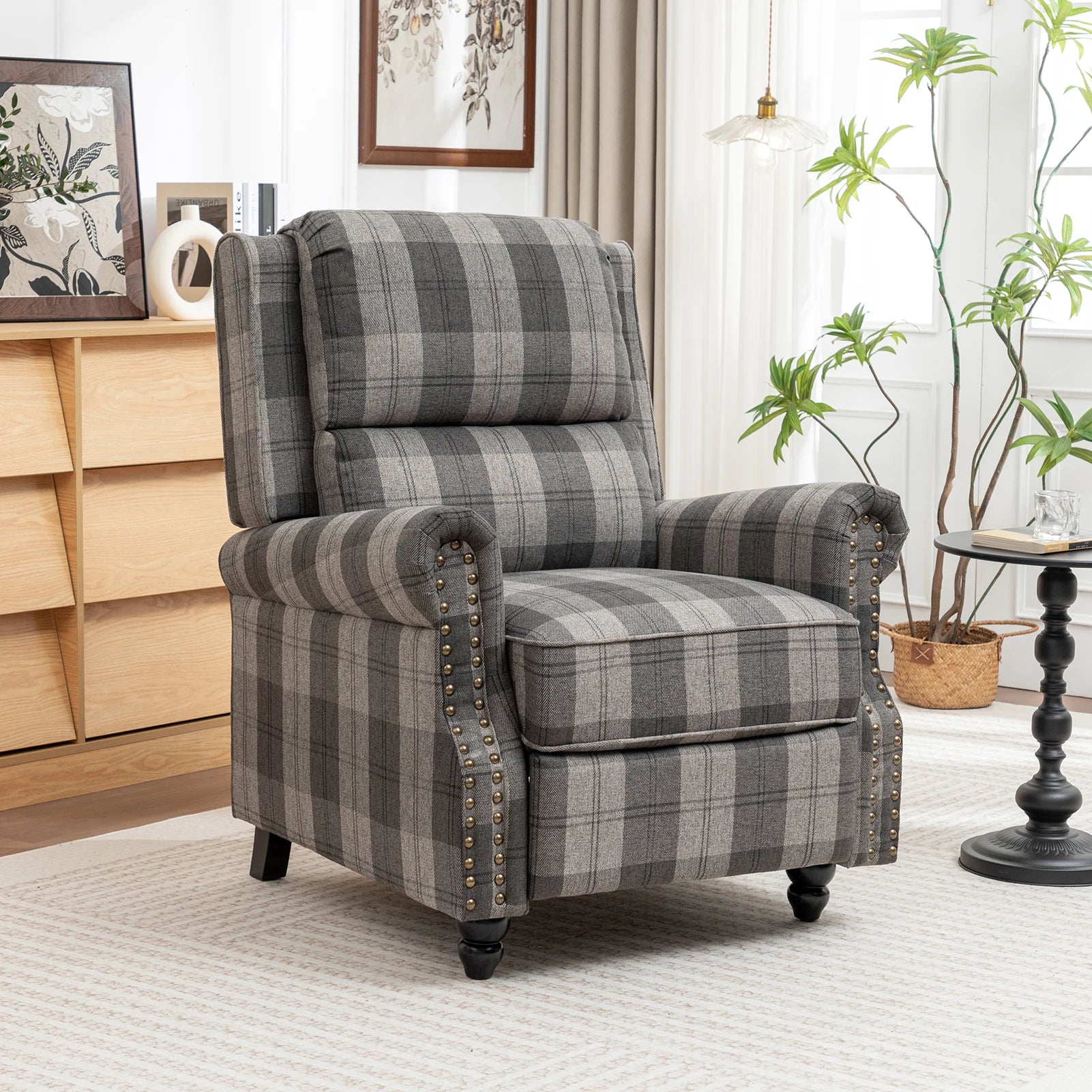 【Breeins】Modern Linen Upholstered Sofa Single Sofa Chair Livingroom Home Decoration