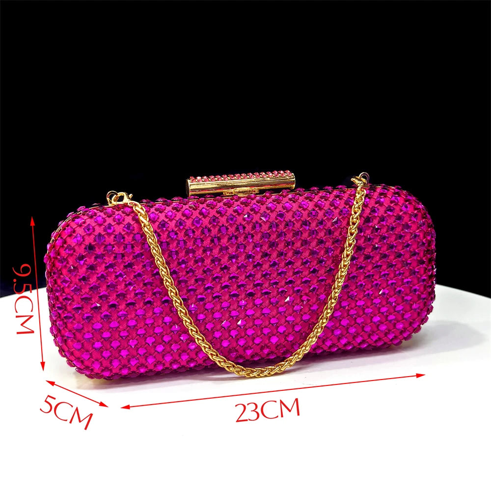 Elegant Light Purple Women's Heels & Handbag Set - Rhinestone-Embellished Shoes for Weddings & Special Occasions - 2026