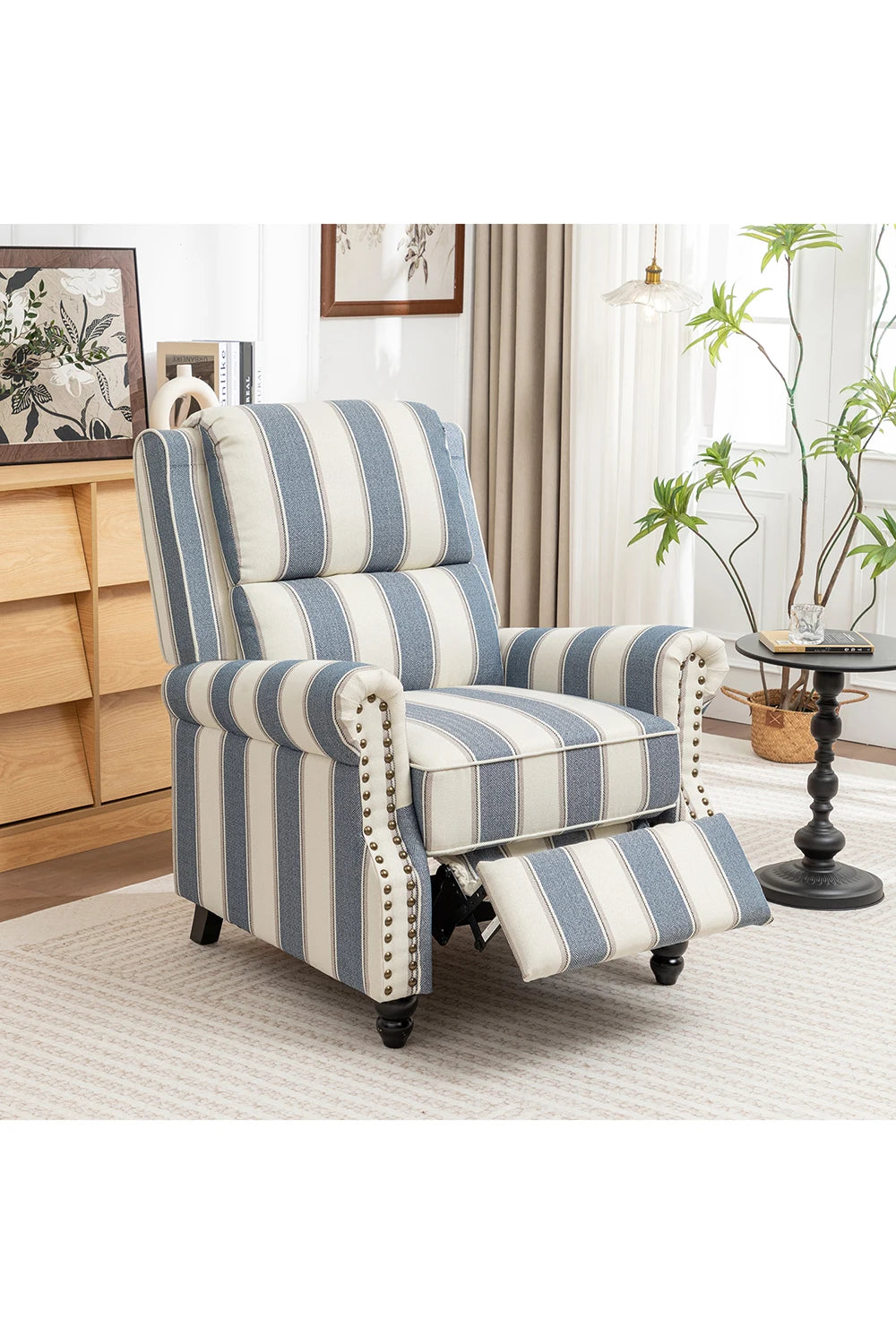 【Breeins】Modern Linen Upholstered Sofa Single Sofa Chair Livingroom Home Decoration