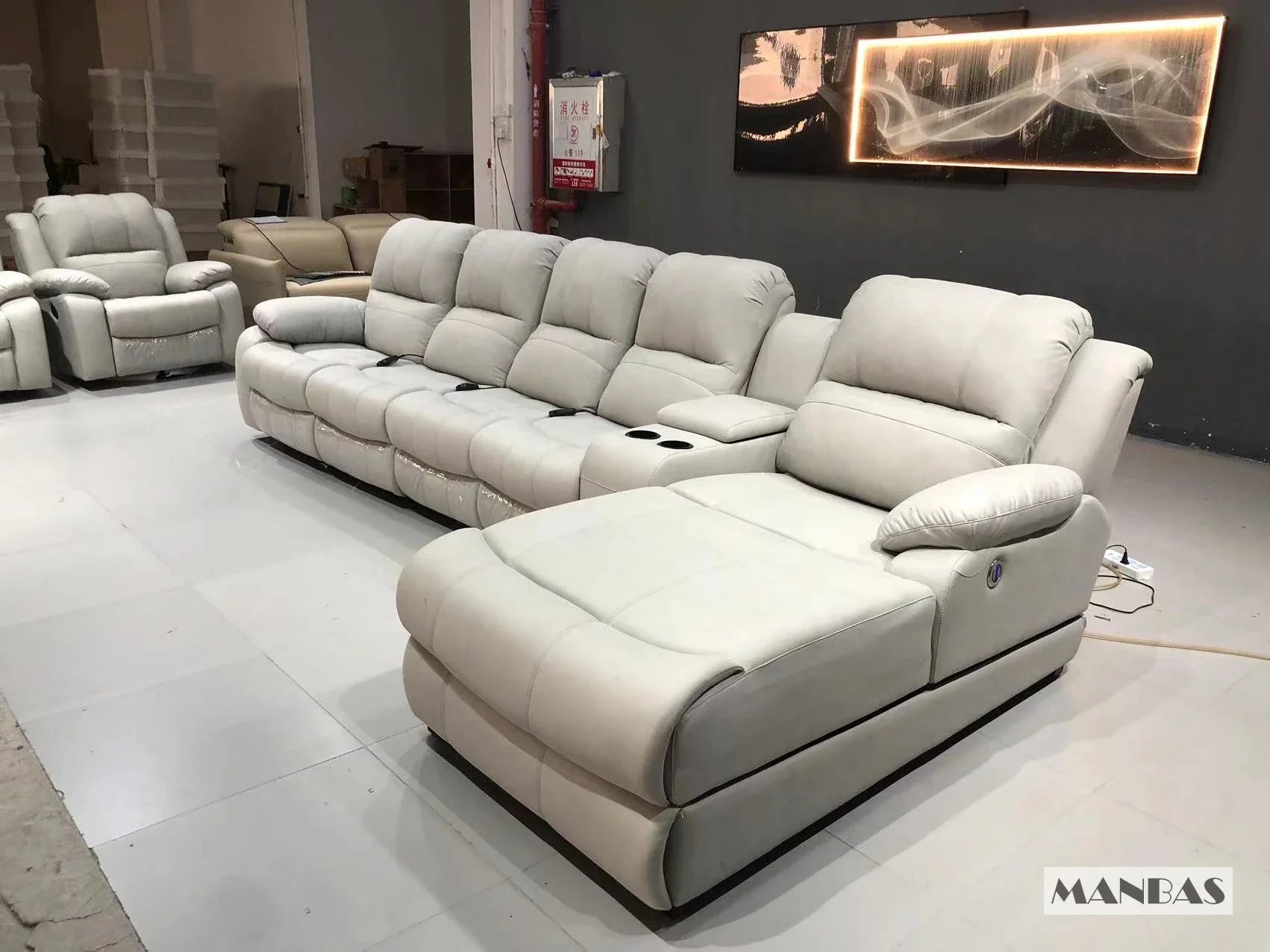 Genuine Leather Manual Electric Recliner Sofa Theater Power Reclining Couch Living Room Cinema Sofas Seating Room Furniture