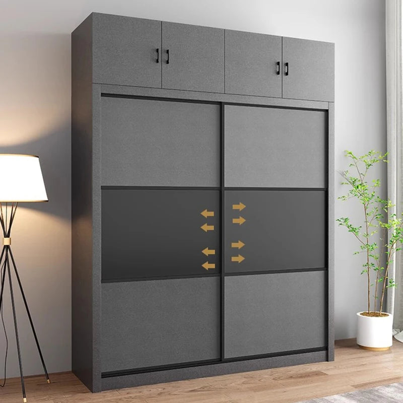 Space Saving Modern Closet Organizer Bedroom Clothes Wardrobe Partitions Cupboard Living Room Shelves Armario Hotel Furniture