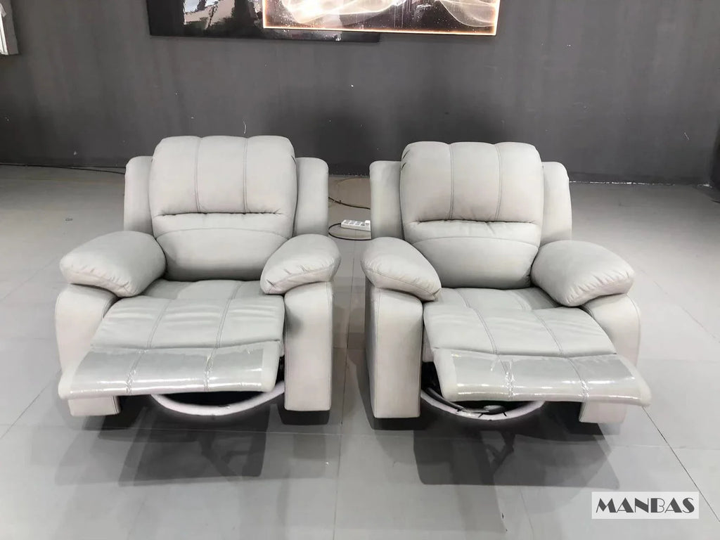 Genuine Leather Manual Electric Recliner Sofa Theater Power Reclining Couch Living Room Cinema Sofas Seating Room Furniture